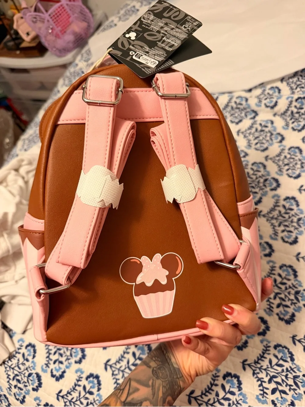 Disney loungefly Minnie Mouse ice cream backpack